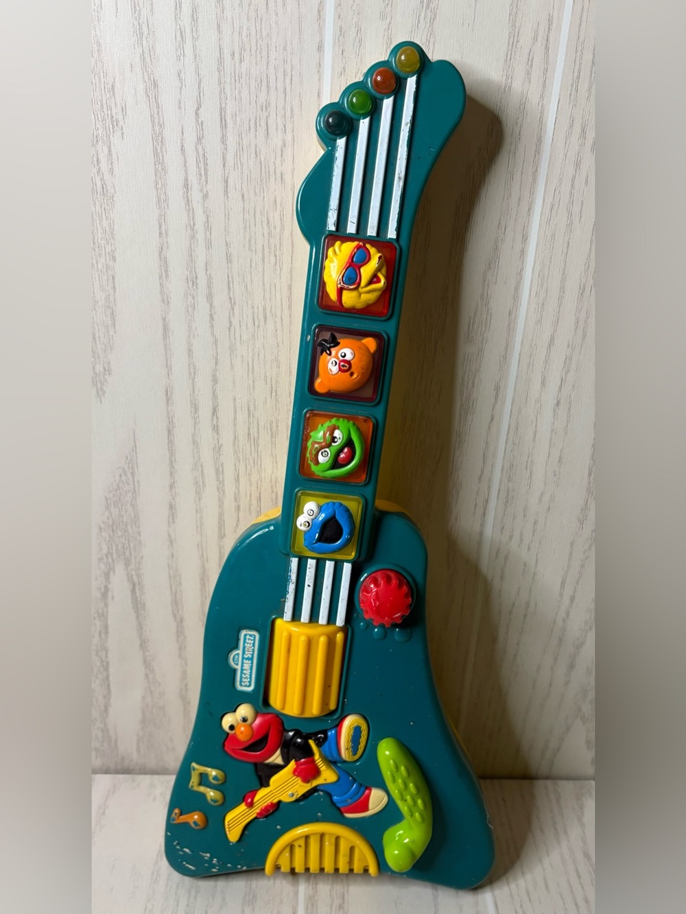 Vintage 1998 Tyco Sesame Street Elmo’s Rock & Roll Guitar - Tested & Works